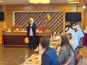 جلسة إحاطة ومحاكاة: ”استعراض التقارير الدورية أمام لجنة حقوق الطفل“. - 23 أبريل /نَيْسان ، قطر