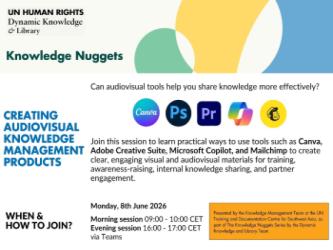 OHCHR Workshop: Creating Audio Visual Products