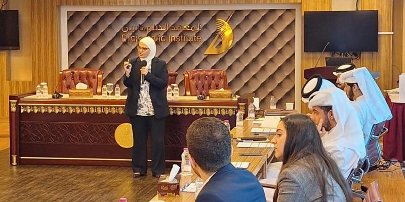 جلسة إحاطة ومحاكاة: ”استعراض التقارير الدورية أمام لجنة حقوق الطفل“. - 23 أبريل /نَيْسان ، قطر