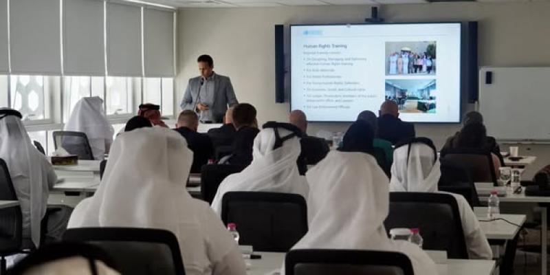 جلسة توعوية لطلاب المعهد الدبلوماسي في الدوحة – قطر، 4 أيلول/ سبتمبر